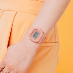 CASIO 卡西歐 G-SHOCK 珊瑚粉橘方形女錶 GMD-S5600BA-4, , large