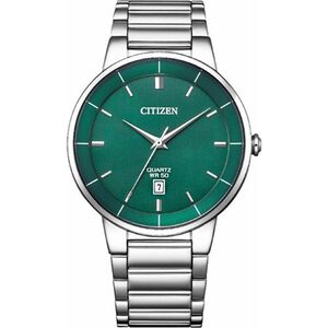 CITIZEN 星辰 紳士日期手錶-綠/40mm BI5120-51X