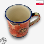 【SOLO歐洲家居】波蘭製 Cerraf 波蘭陶 280ml 馬克杯 水杯 咖啡杯 赤霞花語系列, , large