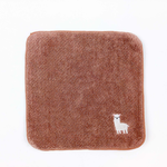 embroidered towel animal alpaca, , large