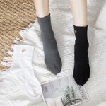 [凱美棉業]六雙組 MIT台灣製造 凱美獨家刺繡款 高品質精梳棉 無痕寬口健康襪, , large