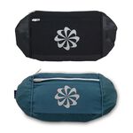 NIKE CHALLENGER腰包(大) 隨身包 休閒 慢跑 戶外運動 反光 雙層拉鍊 輕量 透氣 乾爽 舒適 藍綠 黑, , large