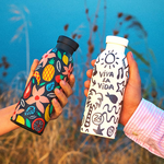[義大利 24Bottles] 不鏽鋼雙層保溫瓶 500ml / 綻放系列, , large