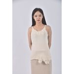 (S) jeanasis花紋杏色上衣二手衣, , large