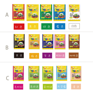 【韓國AMOS】50克袋裝超輕黏土 5色一組 (多款任選)