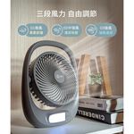 aibo 8吋大風量 手提充電風扇【現貨】合格認證 風扇 USB充電 電扇 夜燈風扇 露營風扇 立扇 USB風扇 桌扇, , large