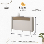 【Hampton 漢汀堡】卡邇娜4尺石面收納櫃, , large