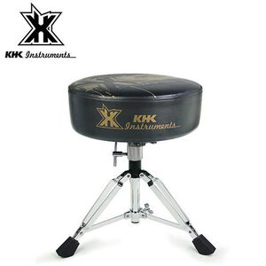 KHK DT1000C-GRK 強化鼓椅 黑底金標款【敦煌樂器】