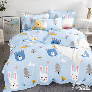 【FOCA】Play Party | 3M Patented Moisture-wicking, Breathable, Antibacterial Tencel Four-season Quilt/Cool Quilt Bed Sheet Set - Double