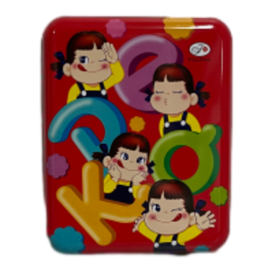 不二家T15方罐-Peko字母紅【Mia C'bon 限定】
