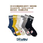 DR4/4 抑菌消臭休閒襪-字母 韓襪 男襪 女襪 中筒 台灣製 情侶襪, , large
