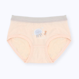 minihope美好的親子生活-女童三角褲-歡樂跳舞的水母