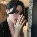 【Gulicc 】古莉可 戒指 雙層皮帶食指戒, , large