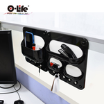 【O-Life】Magnetic wall-mounted storage F style red, , large