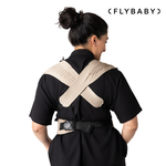 Flybaby 輕便透氣嬰兒揹巾_奶油白, , large