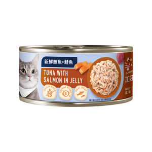 【Classic Pets 加好寶】無穀貓罐 (80g*24罐)-新鮮鮪魚+鮭魚