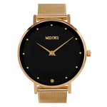 [MEDOTA] Mini Chica minimalist 36mm dial mesh band ladies watch-Gold / LH-10305, , large