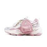 Kixpress-Fila Tassel 女 休閒鞋 運動 復古 老爹鞋 流蘇 小書包吊飾 穿搭 米白 粉紫 [5-J318Y-754], , large