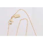 COACH 水鑽及玻璃珍珠連扣圓圈項鍊(金色), , large