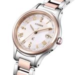 CITIZEN 星辰 XC 輕奢光 櫻花粉紅金 超級鈦 光動能電波女錶 ES9496-64W, , large