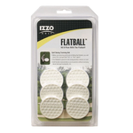 IZZO Golf Flatball Swing Golf Training Aid - White (6pcs), , large