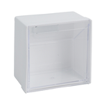 日本製inomata冰箱門邊磁吸式有蓋收納盒-白-3入, , large