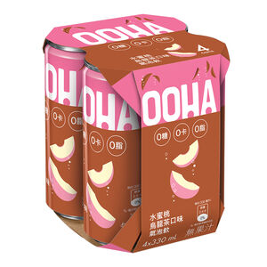 OOHA Peach  Oolong Tea Flavor 330ml