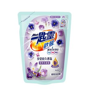 一匙靈歡馨香氛洗衣精補充包-蝶舞紫羅蘭-1.5kg