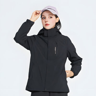 女款1245180兩件式衝鋒外套(採用耐磨機能布！防風/擋雨/保暖三合一衝鋒衣)