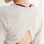 YOGA FLOW Ballet Tied Shirt - 綁帶蝴蝶結罩衫 - 慕泥灰 Grey Light, , large