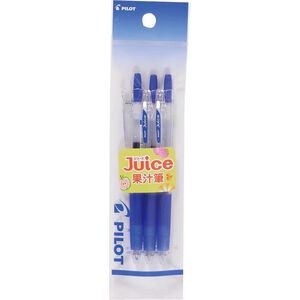 百樂(0.5)果汁中性筆3入<藍色>