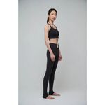 YOGA FLOW Chloe Bra - 扭轉短版上衣 - 淨黑 Black, , large
