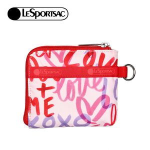 |快速出貨|Lesportsac Slim Wallet 極簡輕薄錢包/ 愛情便條手繪風