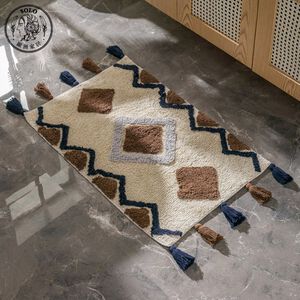 【SOLO歐洲家居】LCW Home 50x80CM 吸水地墊 菱形紋