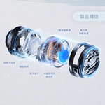 【台陞科技】REAICE 半導體冰封磁吸式手機散熱器永不斷電組 CX07+RC-CCP2409-PP+USBC 紫櫻, 紫櫻, large
