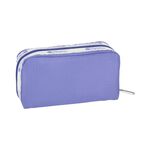 Lesportsac Rectangular Cosmetic 立體長形收納化妝包/ 品牌LOGO 紫羅蘭色, , large