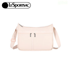 LeSportsac Deluxe Everyday Bag 奢華斜背包 送禮-晨曦桃粉
