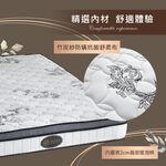 台灣製【藤原傢俬】竹炭紗防螨抗菌硬式獨立筒床墊3A-4(3尺3.5尺/5尺/6尺/6*7尺)-適中偏硬, , large