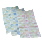 [Kaimei Cotton] Pure cotton colorful double-layer gauze children's towel, suitable for newborn face towel/baby towel, nine sets of random and excellent, , large