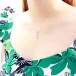 【Angel & Me】Flower fairy s925 sterling silver necklace Valentine Day gift, , large