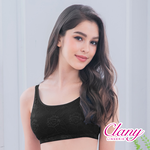【可蘭霓Clany】蕾絲涼感多功能M-Q無鋼圈內衣(性感黑 6920-63), , large