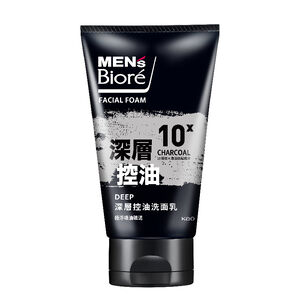 MENS Biore Facial Foam double scrub Clea