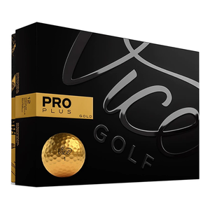 VICE PRO PLUS 高爾夫球 12入/盒 四層球 金色