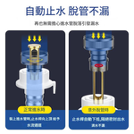 Washing machine water stop valve electroplated dual outlet, , large