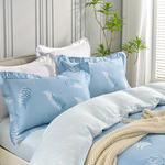 【Betrise】Tea aroma | C Energy Series 100% Austrian Tencel™ Light-quenched Graphene Four-piece Duvet Bedding Set-Double, , large