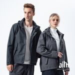 【Aith】日系麻花織染防風刷毛挺版保暖外套 2XL/寶石藍, , large