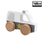 官方直營【Tryco】木質小車-警察車(同款任選購買2個以上出貨), , large