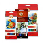 普思AP 【KOH-I-NOOR】水溶性色鉛筆(紙盒)套組12色 K3716, , large