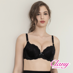 【Clany可蘭霓】歐式托高集中質感ABC內衣(神秘黑 6265-63), , large