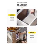 【AOTTO】150L升級加厚款折疊收納推車購物車(AC-239), , large